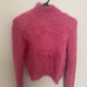 Pink Fuzzy Sweater